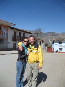 Above picture was taken in Peru, 2012. We received great hospitality from numerous families while there!